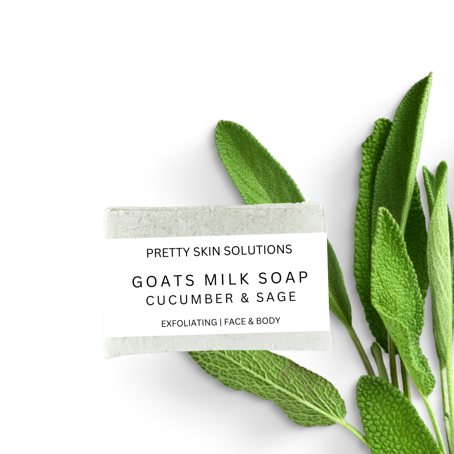 CUCUMBER & SAGE GOAT MILK SOAP