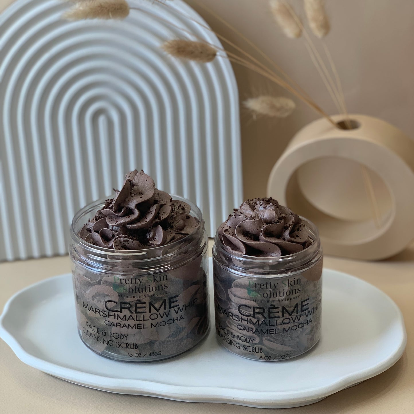 CRÈME MARSHMALLOW WHIP CARAMEL MOCHA FOAMING SCRUB
