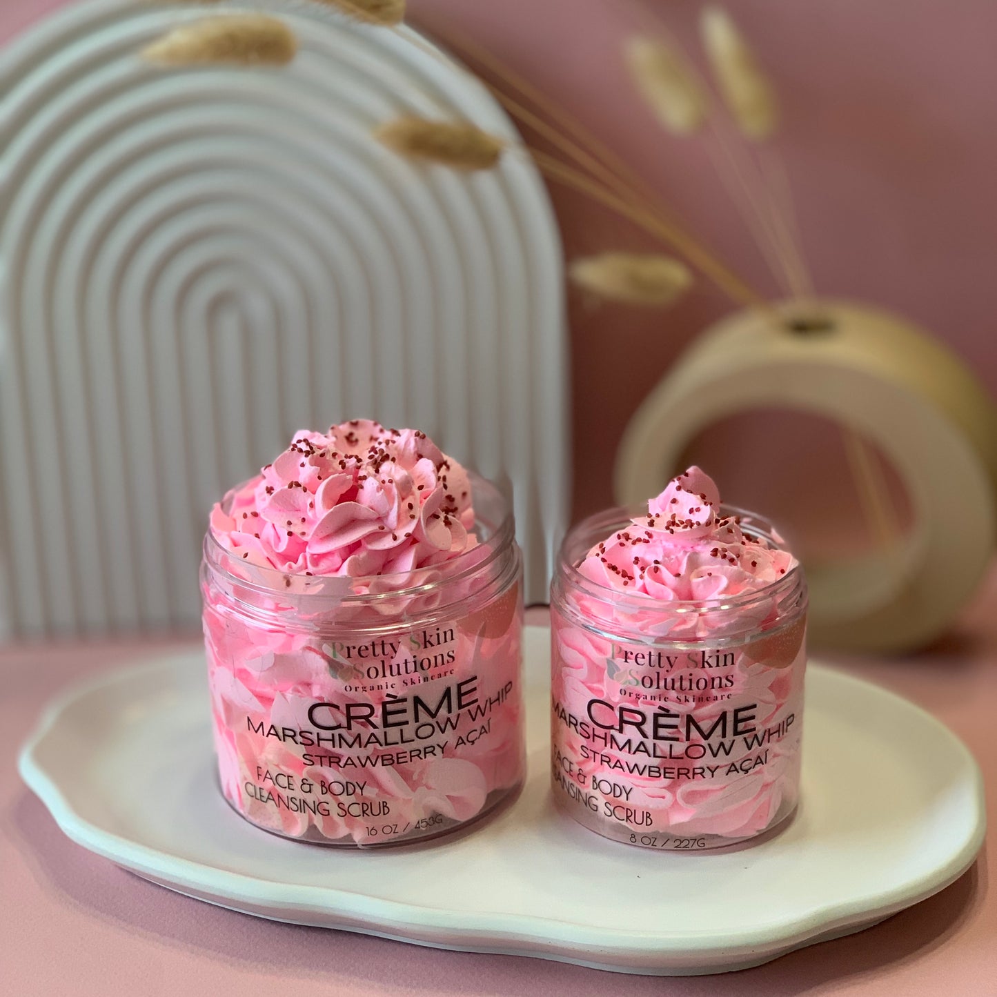 CRÈME MARSHMALLOW WHIP STRAWBERR AÇAÍ FOAMING SCRUB