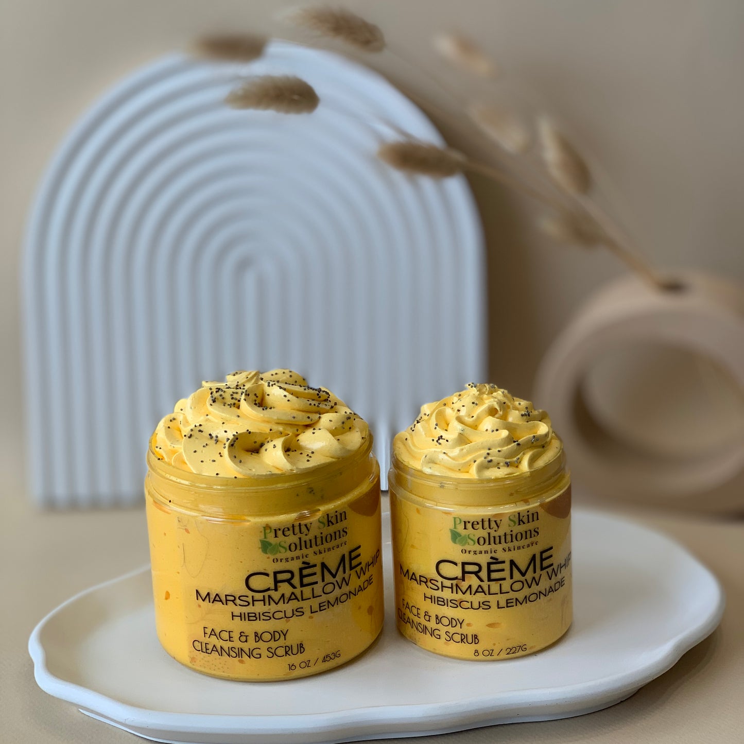 CRÈME MARSHMALLOW WHIP HIBISCUS LEMONADE FOAMING SCRUB
