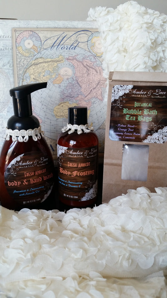 New Amber & Lace Bath & Body Products