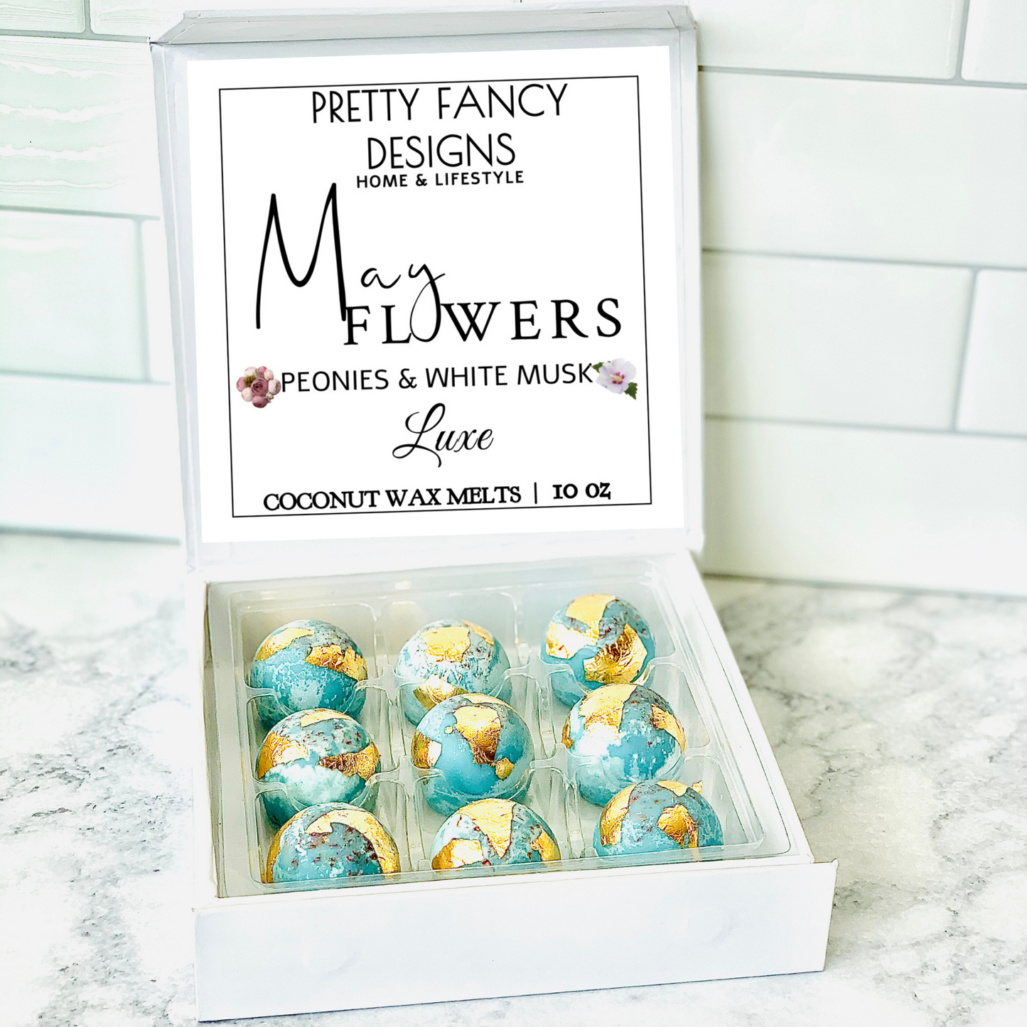 MAY FLOWERS LUXE COCONUT WAX MELTS 9 pc